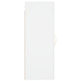Стенен шкаф бял 34,5x34x90 см