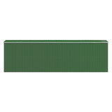 Градинска барака зелена 192x606x223 см поцинкована стомана