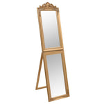 Стоящо огледало, златисто, 40x160 см