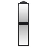 Стоящо огледало, черно, 40x160 см
