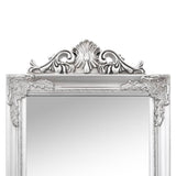 Стоящо огледало, сребристо, 45x180 см