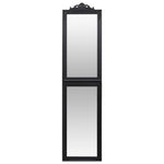 Стоящо огледало, черно, 45x180 см