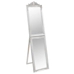 Стоящо огледало, сребристо, 50x200 см
