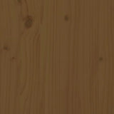 Плантер с рафт, меденокафяв, 82,5x54x81 см, борово дърво масив