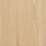Сайдборд, Дъб сонома, 34,5x32,5x90 см, инженерно дърво