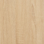Сайдборд, Дъб сонома, 34,5x32,5x90 см, инженерно дърво