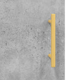 Сайдборд, бетонно сив, 34,5x34x90 см, инженерно дърво